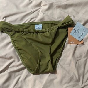Shade & Shore Khaki Bikini Bottom